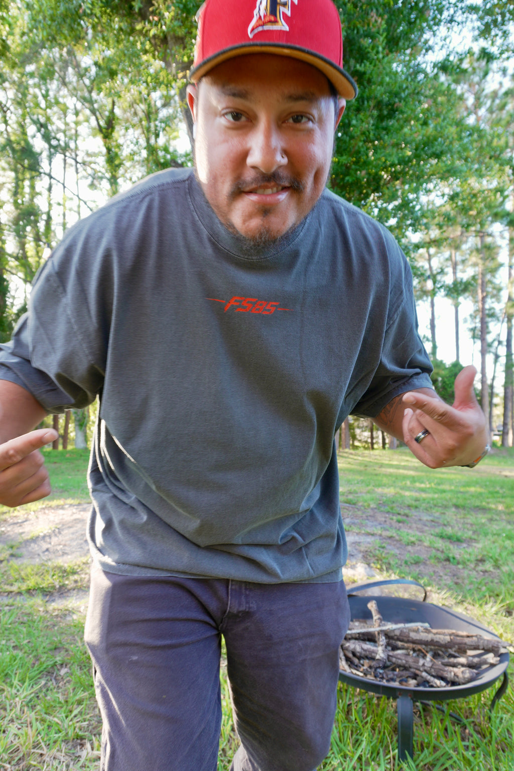 You Can't BAN Greatness Heavy Tee OS Wash Grey Drop Shoulder Tee