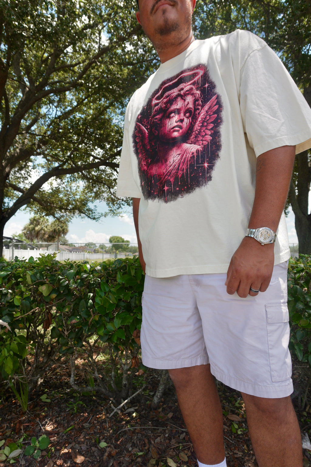 Dead Angel Pink Vintage Tee