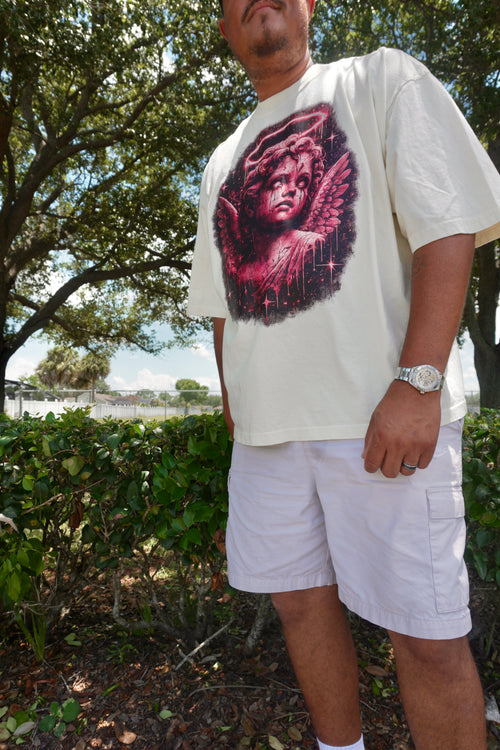 Dead Angel Pink Vintage Tee
